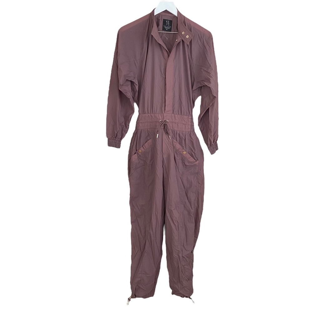 Alicia Keys X Athleta NEW Smokey Purple Utility Windbreaker Style Jumpsuit Sz 2 - Picture 2 of 8